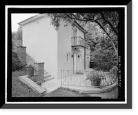 Historic Framed Print, Morris Landau House, 638 North Faring Road, Los Angeles, Los Angeles County, CA - 38,  17-7/8" x 21-7/8"