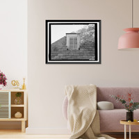 Historic Framed Print, Morris Landau House, 638 North Faring Road, Los Angeles, Los Angeles County, CA - 43,  17-7/8" x 21-7/8"