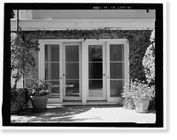 Historic Framed Print, Morris Landau House, 638 North Faring Road, Los Angeles, Los Angeles County, CA - 45,  17-7/8" x 21-7/8"