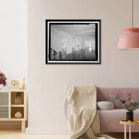 Historic Framed Print, Morris Landau House, 638 North Faring Road, Los Angeles, Los Angeles County, CA - 47,  17-7/8" x 21-7/8"