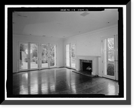 Historic Framed Print, Morris Landau House, 638 North Faring Road, Los Angeles, Los Angeles County, CA - 52,  17-7/8" x 21-7/8"