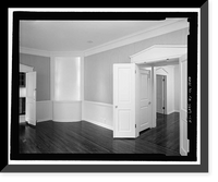 Historic Framed Print, Morris Landau House, 638 North Faring Road, Los Angeles, Los Angeles County, CA - 58,  17-7/8" x 21-7/8"