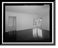 Historic Framed Print, Morris Landau House, 638 North Faring Road, Los Angeles, Los Angeles County, CA - 62,  17-7/8" x 21-7/8"