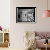 Historic Framed Print, Morris Landau House, 638 North Faring Road, Los Angeles, Los Angeles County, CA - 64,  17-7/8" x 21-7/8"