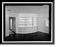 Historic Framed Print, Morris Landau House, 638 North Faring Road, Los Angeles, Los Angeles County, CA - 68,  17-7/8" x 21-7/8"