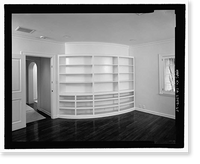 Historic Framed Print, Morris Landau House, 638 North Faring Road, Los Angeles, Los Angeles County, CA - 68,  17-7/8" x 21-7/8"