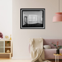 Historic Framed Print, Morris Landau House, 638 North Faring Road, Los Angeles, Los Angeles County, CA - 68,  17-7/8" x 21-7/8"