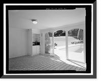 Historic Framed Print, Morris Landau House, 638 North Faring Road, Los Angeles, Los Angeles County, CA - 72,  17-7/8" x 21-7/8"