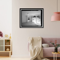 Historic Framed Print, Morris Landau House, 638 North Faring Road, Los Angeles, Los Angeles County, CA - 72,  17-7/8" x 21-7/8"