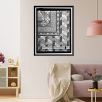 Historic Framed Print, Morris Landau House, 638 North Faring Road, Los Angeles, Los Angeles County, CA - 73,  17-7/8" x 21-7/8"