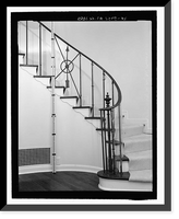 Historic Framed Print, Morris Landau House, 638 North Faring Road, Los Angeles, Los Angeles County, CA - 75,  17-7/8" x 21-7/8"