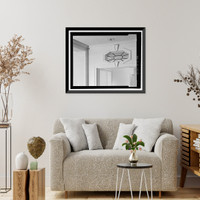 Historic Framed Print, Morris Landau House, 638 North Faring Road, Los Angeles, Los Angeles County, CA - 78,  17-7/8" x 21-7/8"