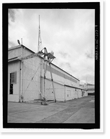 Historic Framed Print, U.S. Naval Base, Pearl Harbor, Seaplane Hangar, Lexington Boulevard, south of Enterprise Street, Pearl Harbor, Honolulu County, HI - 2,  17-7/8" x 21-7/8"