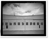 Historic Framed Print, U.S. Naval Base, Pearl Harbor, Seaplane Hangar, Lexington Boulevard, south of Enterprise Street, Pearl Harbor, Honolulu County, HI - 4,  17-7/8" x 21-7/8"