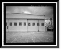 Historic Framed Print, U.S. Naval Base, Pearl Harbor, Seaplane Hangar, Lexington Boulevard, south of Enterprise Street, Pearl Harbor, Honolulu County, HI - 5,  17-7/8" x 21-7/8"