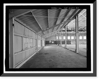 Historic Framed Print, U.S. Naval Base, Pearl Harbor, Seaplane Hangar, Lexington Boulevard, south of Enterprise Street, Pearl Harbor, Honolulu County, HI - 14,  17-7/8" x 21-7/8"