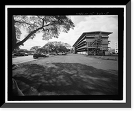 Historic Framed Print, U.S. Naval Base, Pearl Harbor, Administration Office Annex. Southeast Extension, Avenue E between Seventh & Eighth Streets, Pearl Harbor, Honolulu County, HI,  17-7/8" x 21-7/8"