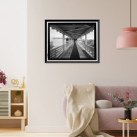 Historic Framed Print, U.S. Naval Base, Pearl Harbor, Administration Office Annex. Southeast Extension, Avenue E between Seventh & Eighth Streets, Pearl Harbor, Honolulu County, HI - 6,  17-7/8" x 21-7/8"