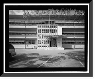 Historic Framed Print, U.S. Naval Base, Pearl Harbor, Administration Office Annex. Southeast Extension, Avenue E between Seventh & Eighth Streets, Pearl Harbor, Honolulu County, HI - 7,  17-7/8" x 21-7/8"