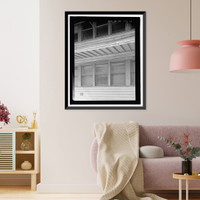 Historic Framed Print, U.S. Naval Base, Pearl Harbor, Administration Office Annex. Southeast Extension, Avenue E between Seventh & Eighth Streets, Pearl Harbor, Honolulu County, HI - 9,  17-7/8" x 21-7/8"