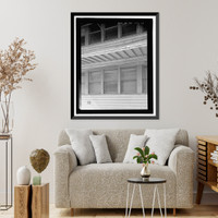 Historic Framed Print, U.S. Naval Base, Pearl Harbor, Administration Office Annex. Southeast Extension, Avenue E between Seventh & Eighth Streets, Pearl Harbor, Honolulu County, HI - 9,  17-7/8" x 21-7/8"