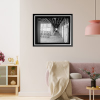 Historic Framed Print, U.S. Naval Base, Pearl Harbor, Administration Office Annex. Southeast Extension, Avenue E between Seventh & Eighth Streets, Pearl Harbor, Honolulu County, HI - 11,  17-7/8" x 21-7/8"