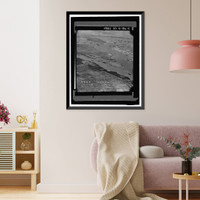 Historic Framed Print, U.S. Naval Base, Pearl Harbor, Waipio Peninsula, Waipo Peninsula, Pearl Harbor, Honolulu County, HI - 5,  17-7/8" x 21-7/8"