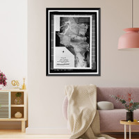 Historic Framed Print, U.S. Naval Base, Pearl Harbor, Waipio Peninsula, Waipo Peninsula, Pearl Harbor, Honolulu County, HI - 7,  17-7/8" x 21-7/8"