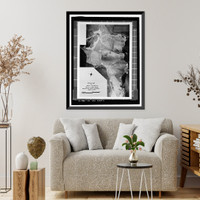 Historic Framed Print, U.S. Naval Base, Pearl Harbor, Waipio Peninsula, Waipo Peninsula, Pearl Harbor, Honolulu County, HI - 7,  17-7/8" x 21-7/8"