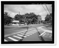Historic Framed Print, U.S. Naval Base, Pearl Harbor, Pearl City Peninsula, Pearl Harbor, Honolulu County, HI,  17-7/8" x 21-7/8"