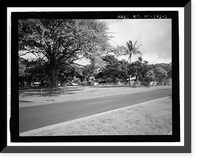 Historic Framed Print, U.S. Naval Base, Pearl Harbor, Pearl City Peninsula, Pearl Harbor, Honolulu County, HI - 2,  17-7/8" x 21-7/8"