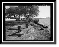 Historic Framed Print, U.S. Naval Base, Pearl Harbor, Pearl City Peninsula, Pearl Harbor, Honolulu County, HI - 6,  17-7/8" x 21-7/8"