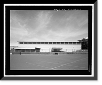 Historic Framed Print, U.S. Naval Base, Pearl Harbor, Lubricating Oil Storage Building, Merry Point near North Road, Pearl Harbor, Honolulu County, HI,  17-7/8" x 21-7/8"