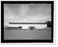 Historic Framed Print, U.S. Naval Base, Pearl Harbor, Lubricating Oil Storage Building, Merry Point near North Road, Pearl Harbor, Honolulu County, HI,  17-7/8" x 21-7/8"