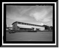 Historic Framed Print, U.S. Naval Base, Pearl Harbor, Lubricating Oil Storage Building, Merry Point near North Road, Pearl Harbor, Honolulu County, HI - 2,  17-7/8" x 21-7/8"