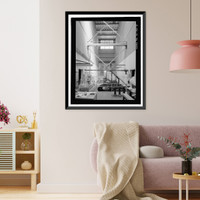 Historic Framed Print, U.S. Naval Base, Pearl Harbor, Lubricating Oil Storage Building, Merry Point near North Road, Pearl Harbor, Honolulu County, HI - 3,  17-7/8" x 21-7/8"