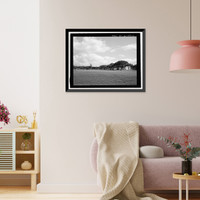 Historic Framed Print, U.S. Naval Base, Pearl Harbor, Gymnasium & Theater, Neville Way, Pearl Harbor, Honolulu County, HI - 2,  17-7/8" x 21-7/8"