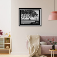 Historic Framed Print, U.S. Naval Base, Pearl Harbor, Boiler House & Cold Storage, Butchers Shop & Dry Stores Building, South Avenue near Salvor Street, Pearl Harbor, Honolulu County, HI - 2,  17-7/8" x 21-7/8"