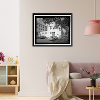 Historic Framed Print, U.S. Naval Base, Pearl Harbor, Boiler House & Cold Storage, Butchers Shop & Dry Stores Building, South Avenue near Salvor Street, Pearl Harbor, Honolulu County, HI - 3,  17-7/8" x 21-7/8"