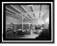 Historic Framed Print, U.S. Naval Base, Pearl Harbor, Boiler House & Cold Storage, Butchers Shop & Dry Stores Building, South Avenue near Salvor Street, Pearl Harbor, Honolulu County, HI - 8,  17-7/8" x 21-7/8"