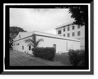 Historic Framed Print, U.S. Naval Base, Pearl Harbor, Bakery, South Avenue, Pearl Harbor, Honolulu County, HI - 3,  17-7/8" x 21-7/8"