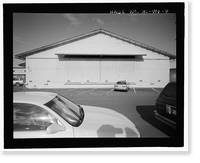 Historic Framed Print, U.S. Naval Base, Pearl Harbor, Storehouse for Defense Battalion Type, Between Port Royal Street & Fuller Way, Pearl Harbor, Honolulu County, HI - 4,  17-7/8" x 21-7/8"