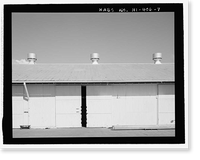Historic Framed Print, U.S. Naval Base, Pearl Harbor, Storehouse for Defense Battalion Type, Between Port Royal Street & Fuller Way, Pearl Harbor, Honolulu County, HI - 7,  17-7/8" x 21-7/8"
