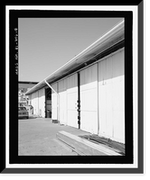 Historic Framed Print, U.S. Naval Base, Pearl Harbor, Storehouse for Defense Battalion Type, Between Port Royal Street & Fuller Way, Pearl Harbor, Honolulu County, HI - 8,  17-7/8" x 21-7/8"