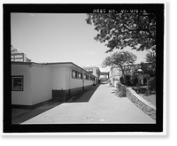 Historic Framed Print, U.S. Naval Base, Pearl Harbor, Bloch Recreation Center & Arena, Between Center Drive & North Road near Nimitz Gate, Pearl Harbor, Honolulu County, HI - 2,  17-7/8" x 21-7/8"