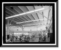 Historic Framed Print, U.S. Naval Base, Pearl Harbor, Bloch Recreation Center & Arena, Between Center Drive & North Road near Nimitz Gate, Pearl Harbor, Honolulu County, HI - 11,  17-7/8" x 21-7/8"