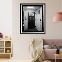 Historic Framed Print, U.S. Naval Base, Pearl Harbor, Joint Intelligence Center, Makalapa Drive in Makalapa Administration Area, Pearl Harbor, Honolulu County, HI - 5,  17-7/8" x 21-7/8"