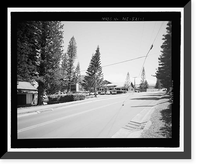 Historic Framed Print, Honolua Store & Warehouse, 502 Office Street, Kapalua, Maui County, HI,  17-7/8" x 21-7/8"