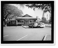Historic Framed Print, Honolua Store & Warehouse, 502 Office Street, Kapalua, Maui County, HI - 3,  17-7/8" x 21-7/8"