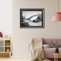 Historic Framed Print, Honolua Store & Warehouse, 502 Office Street, Kapalua, Maui County, HI - 6,  17-7/8" x 21-7/8"